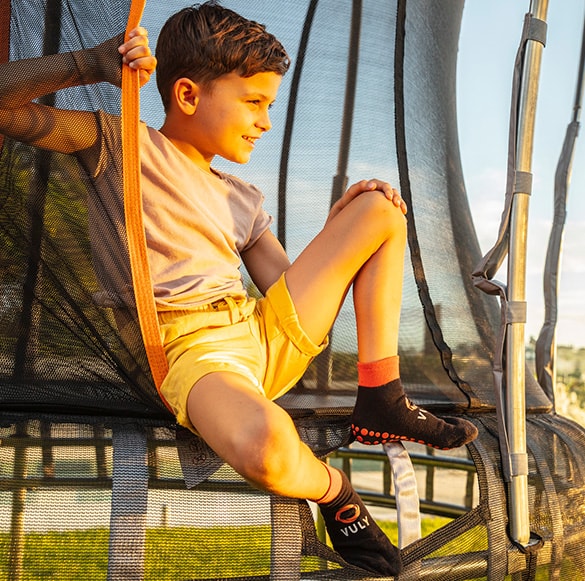 Trampoline socks - perfect for playing on your Vuly