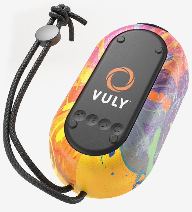 Rear view of the Vuly Surge Speaker