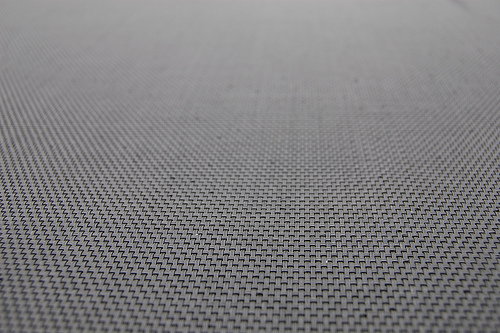 Zoomed in photo of trampoline mat