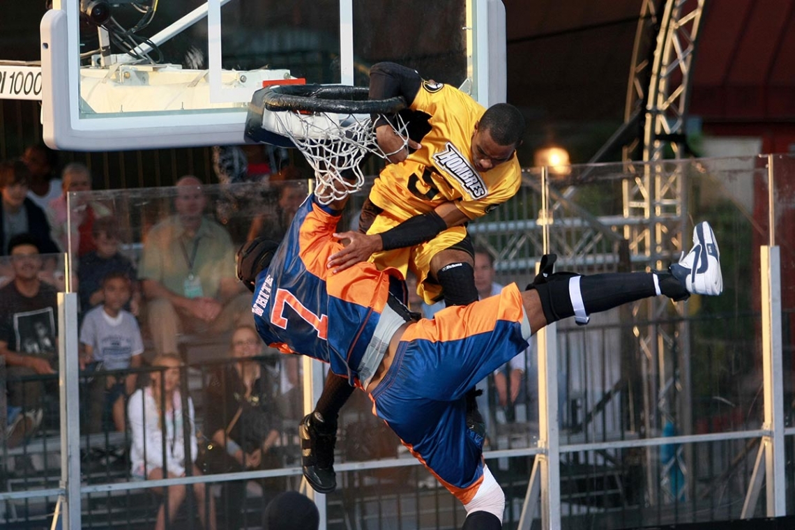 Slamball - The Ultimate Basketball Trampoline Sport