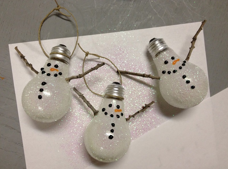 DIY snowman decorations