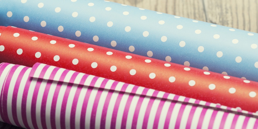 Multiple wrapping paper designs