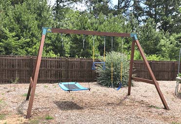 Swing Set DIY - Build A Swing Set With The Kids!