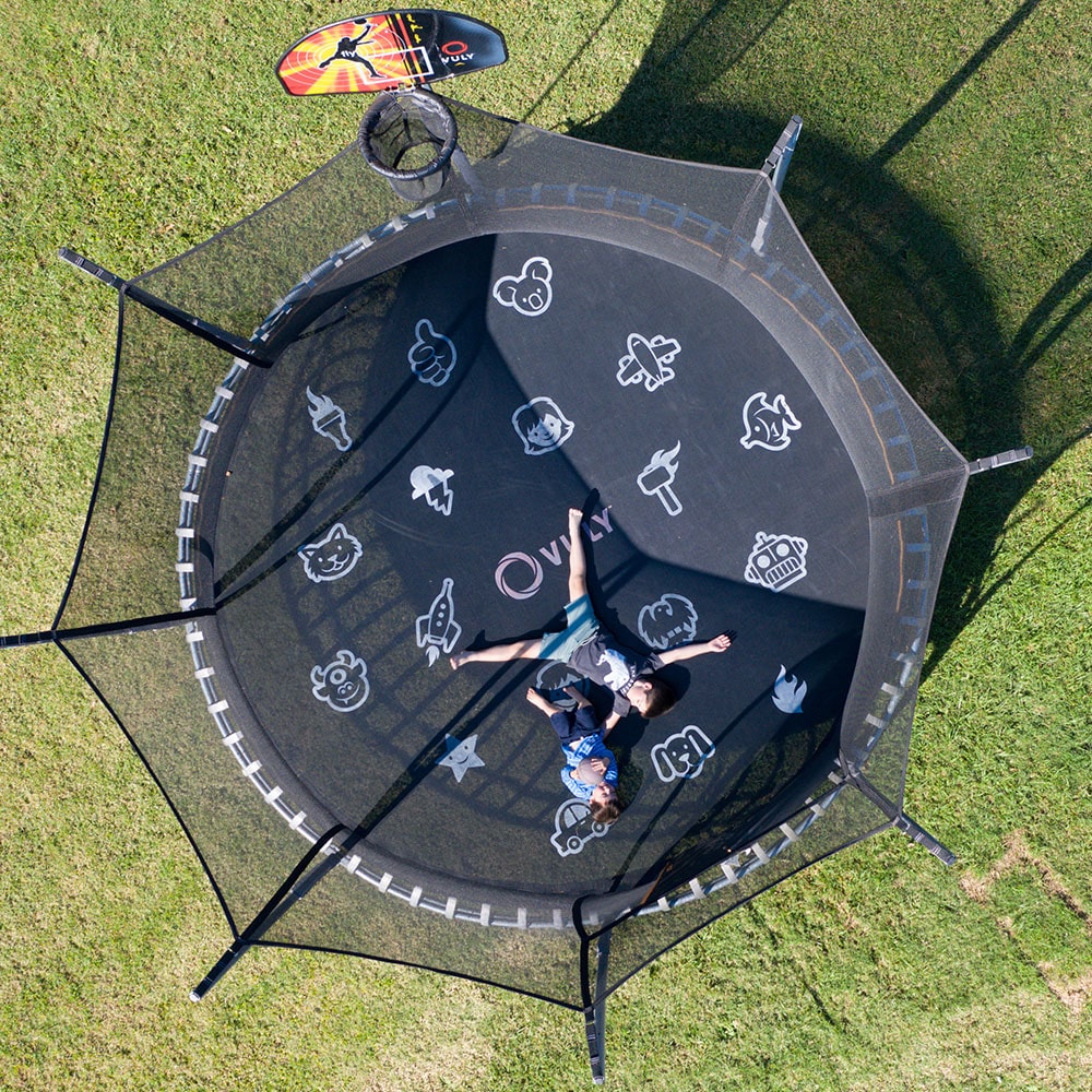 Bird's-eye view of a Vuly Trampoline.