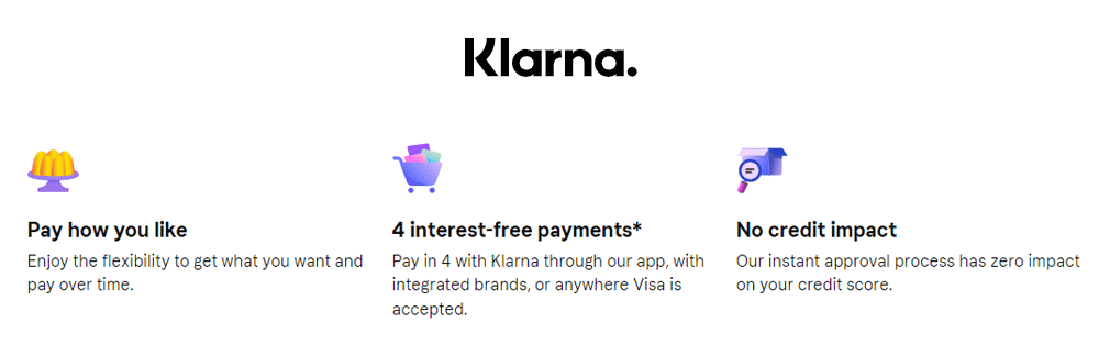 Buy with Klarna - own it now, pay later