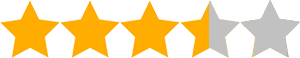 3.5 star customer rating