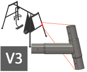 Swingset frame right joiner V3