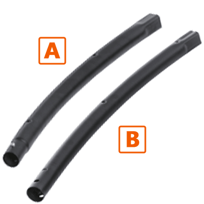 L Lift2/Lift Pro Upper Frametube A&B