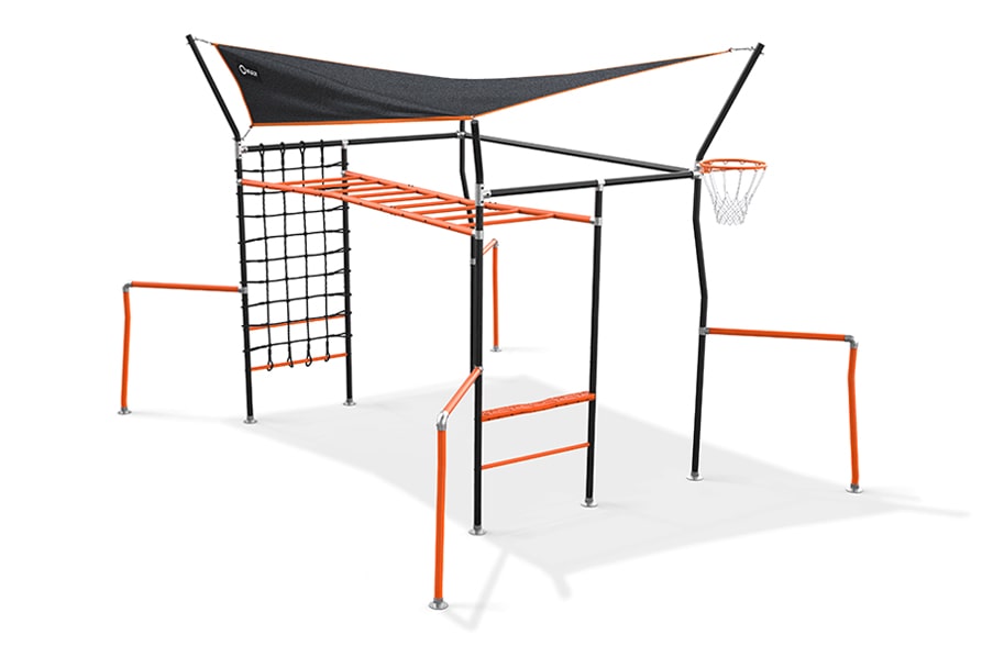 Netball Ring on Vuly Quest monkey bars