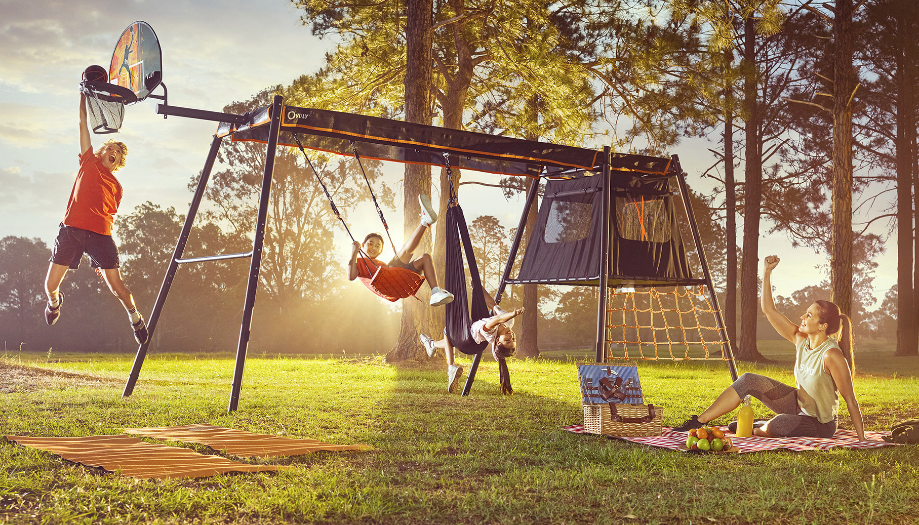 Swivel Mechanism on the 360 Yoga Swing