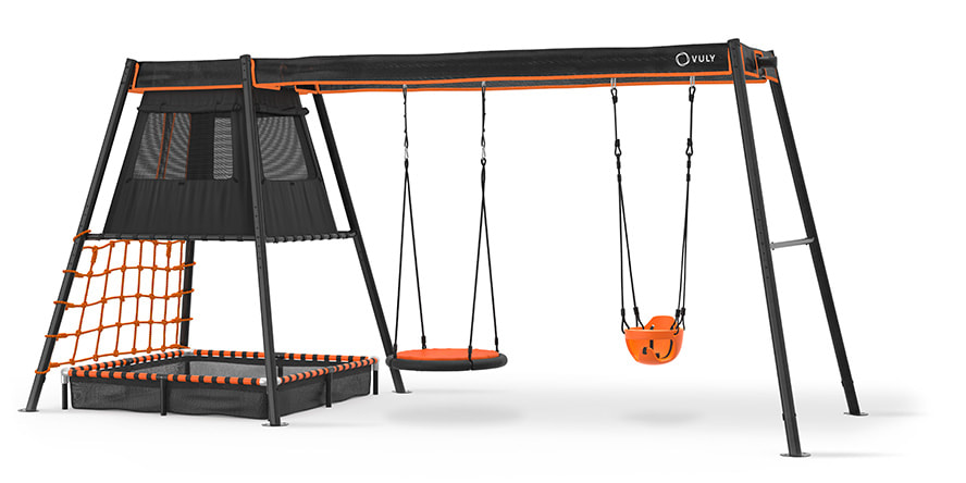 Cubby + Swing Set