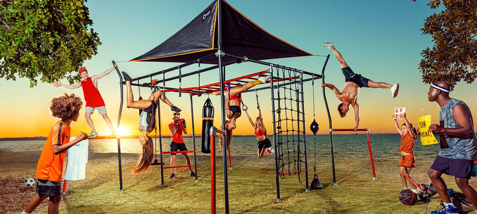 Quest Play Centre with shade cover