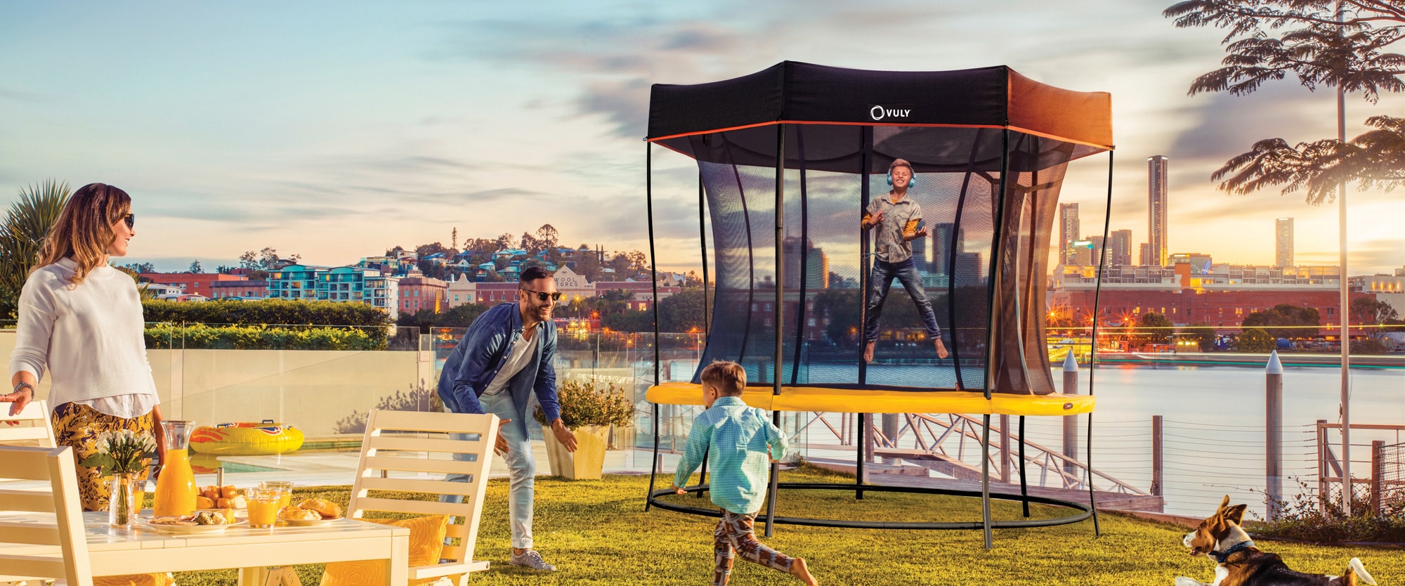 The all new trampoline shade cover.