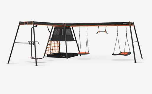 LShaped 3C2 + 5 swings(spin,bounce,nestM,monkey & bed)