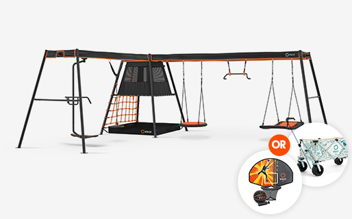 LShaped 3C2 + 5 swings(spin,bounce,nestM,monkey & bed)