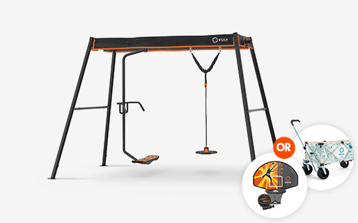 Max Medium Swingset +2 Swings (spin,bounce)