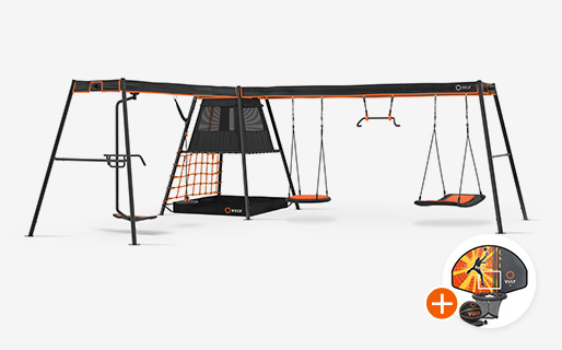 LShaped 3C2 + 5 swings(spin,bounce,nestM,monkey & bed)