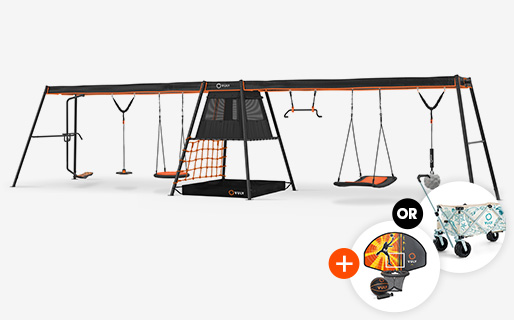 Max 3C3 + 6 swings (spin,bed,nest,monkey,wrecking,bounce)