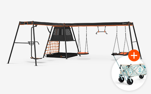 LShaped 3C2 + 5 swings(spin,bounce,nestM,monkey & bed)
