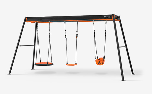 Max Large Swingset +3 Swings (nest, seat, toddler)