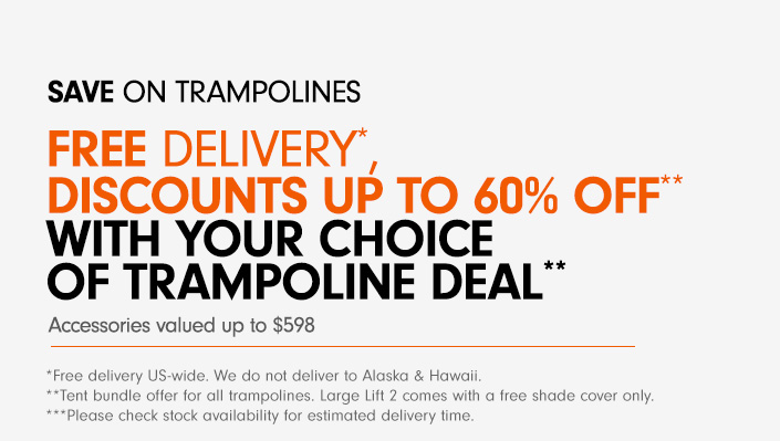 Kids Trampolines - Promotion