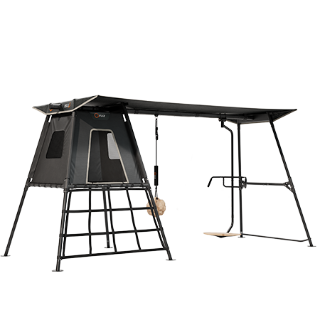 Max 2.1 Swing Set With Cubby